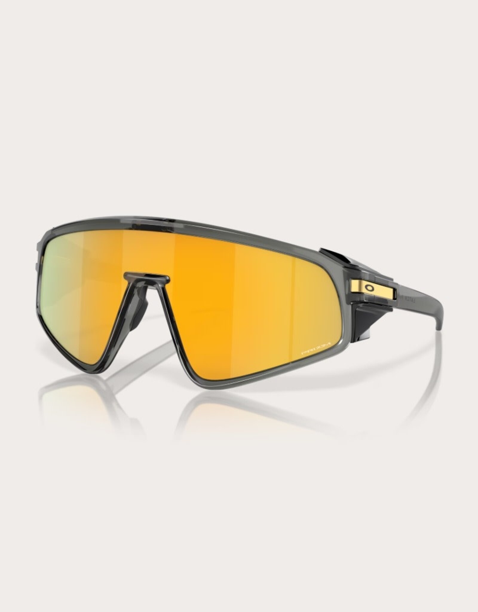 Oakley Oakley Latch Panel Grey Smoke Sunglasses Prizm 24K