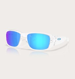 Oakley Oakley Tourniquet Polished Clear Sunglasses Prizm Sapphire