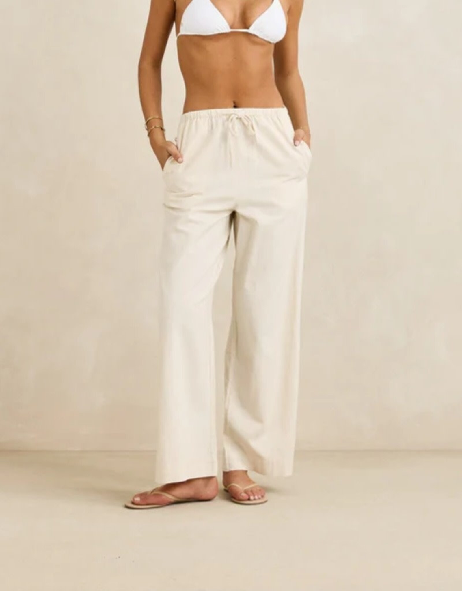 Rhythm Rhythm Classic Drawstring Pant Oat