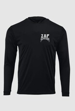 Zap Skimboards Zap Barrel Skull Long Sleeve SPF Hoodie Black