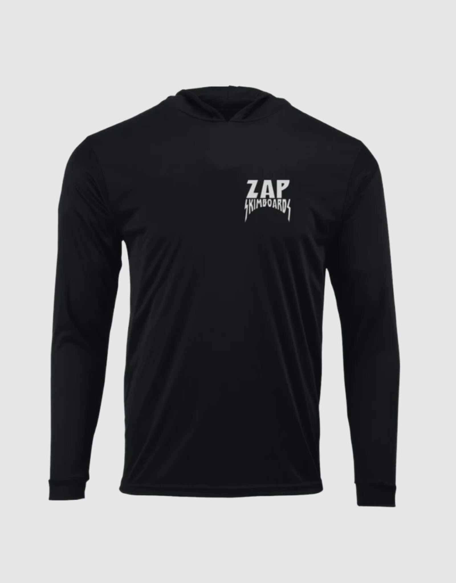 Zap Skimboards Zap Barrel Skull Long Sleeve SPF Hoodie Black