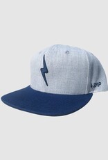 Zap Skimboards Zap Bolt Snapback Hat Heather/Navy