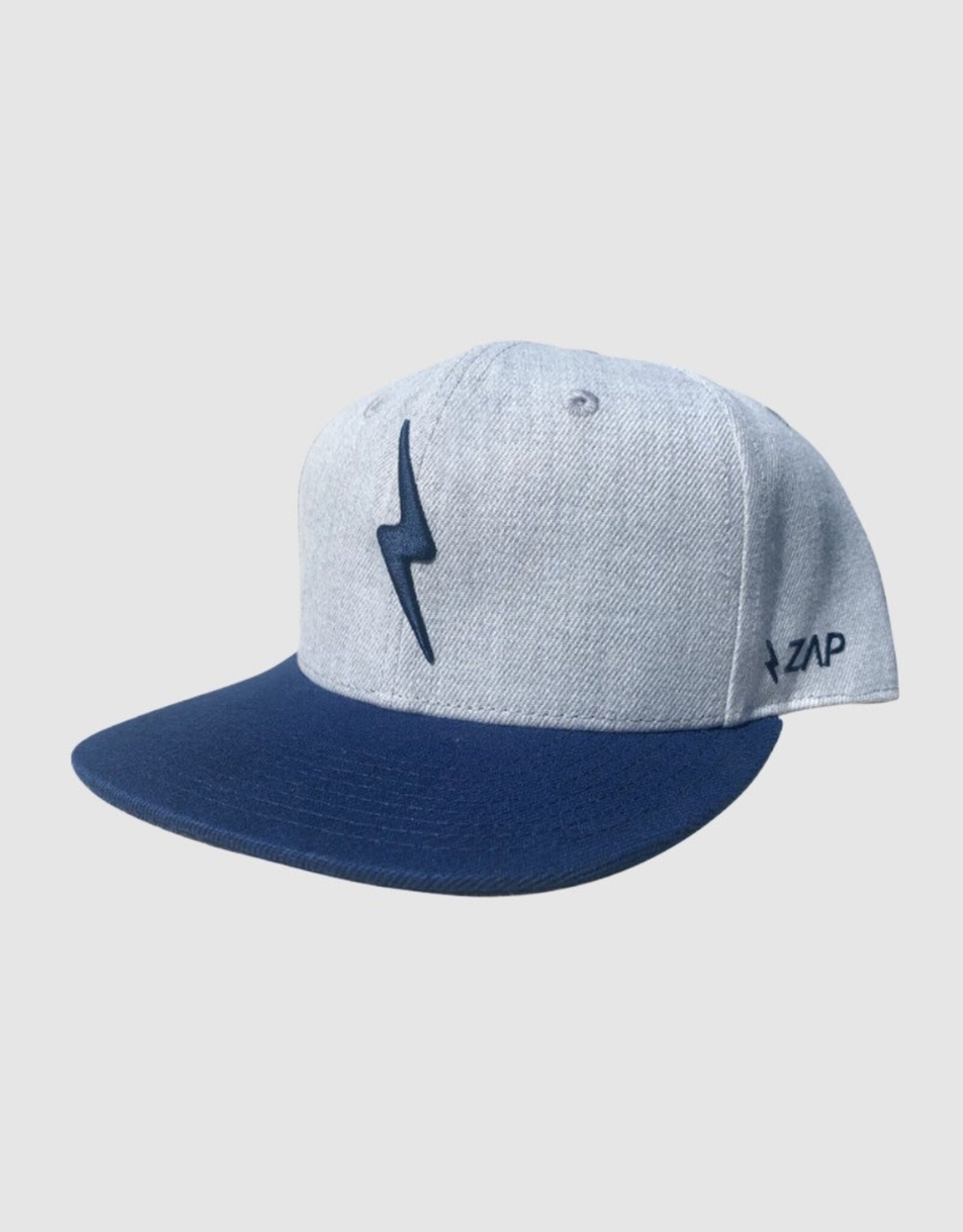 Zap Skimboards Zap Bolt Snapback Hat Heather/Navy