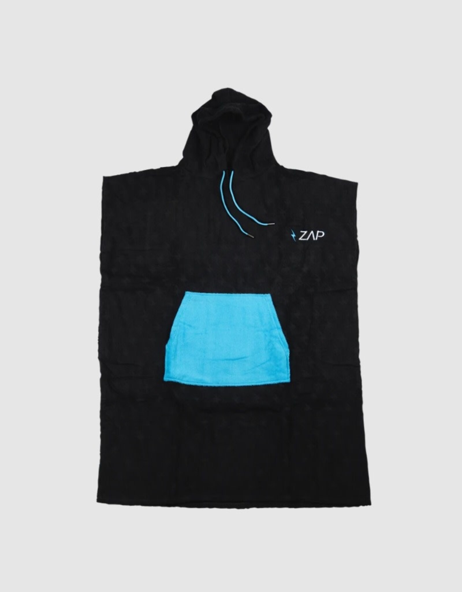 Zap Skimboards Zap Bolt Hooded Towel Black