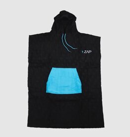 Zap Skimboards Zap Bolt Hooded Towel Black