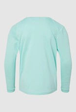 Zap Skimboards Zap Oval SPF Long Sleeve Youth Tee Aqua