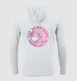 Zap Skimboards Zap Shredder Long Sleeve SPF Hoodie White
