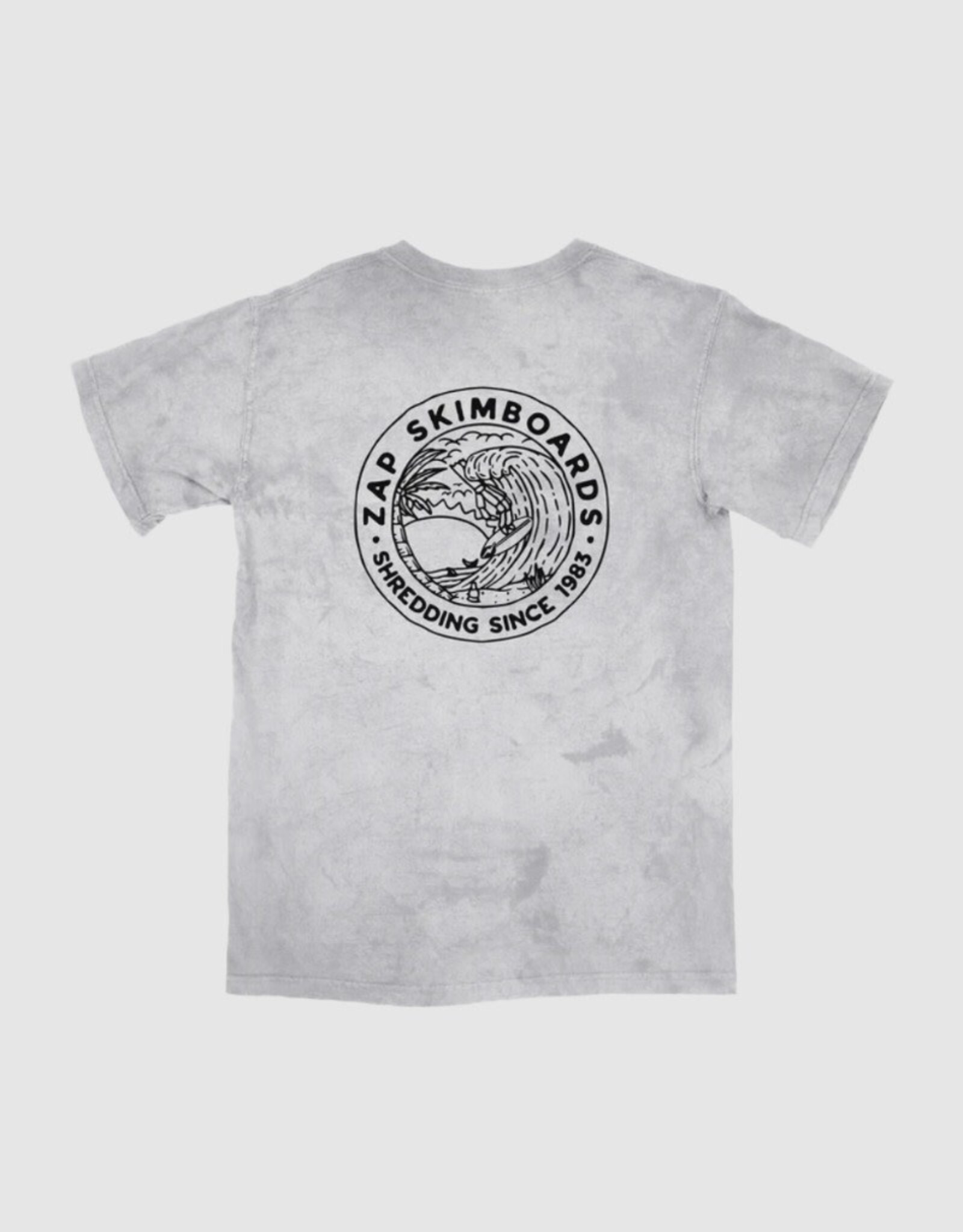Zap Skimboards Zap Shredder Tee Smoke