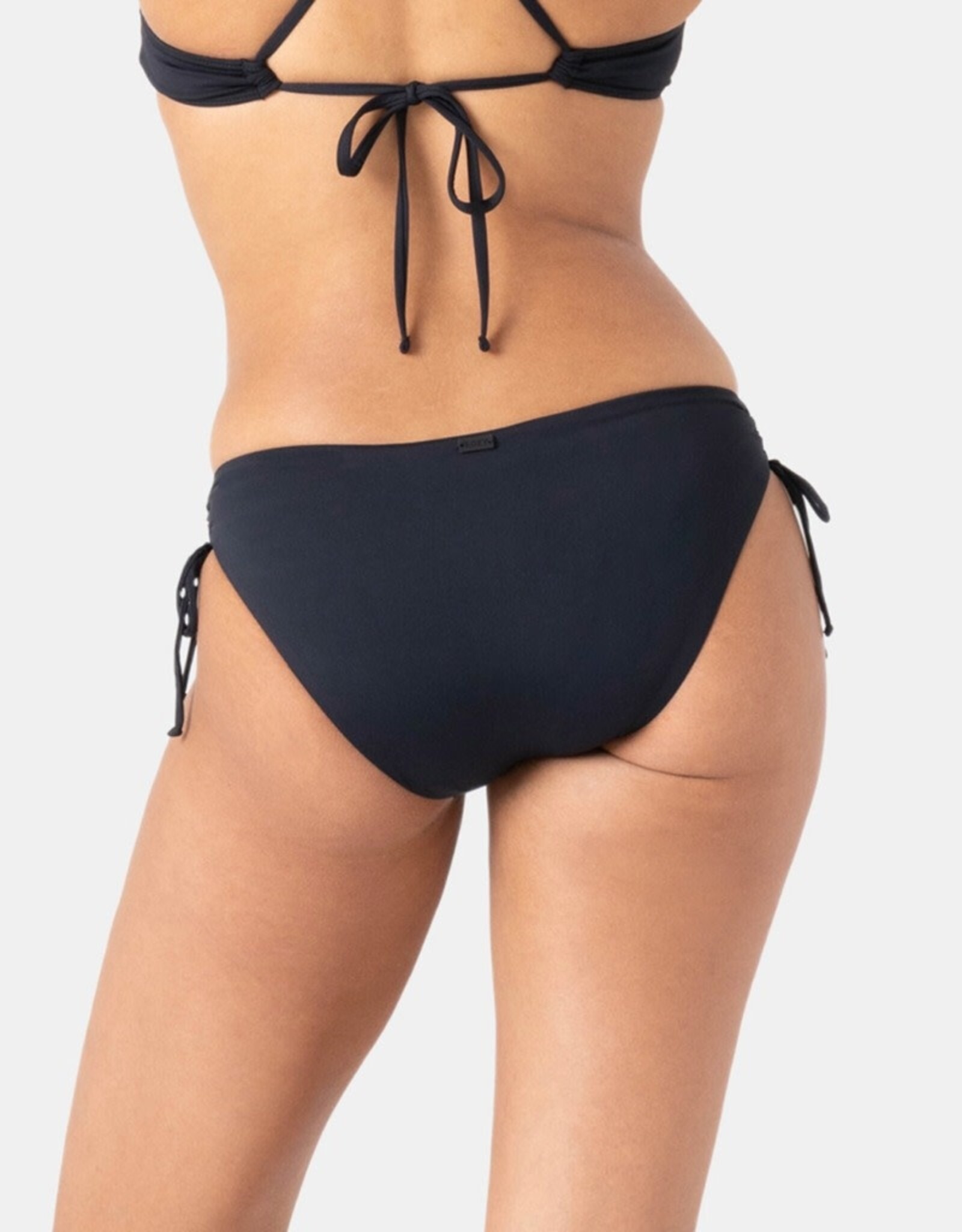 Roxy Roxy Solid Beach Classics Hipster Lace Bikini Bottoms Anthracite
