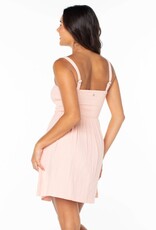 Roxy Roxy Spring Fling Mini Dress Tropical Peach Solid