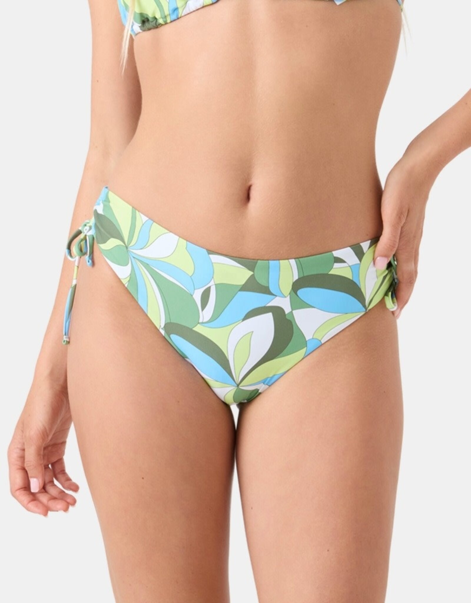 Roxy Roxy Surf Break Hipster Lace Bikini Bottoms Green Tropics