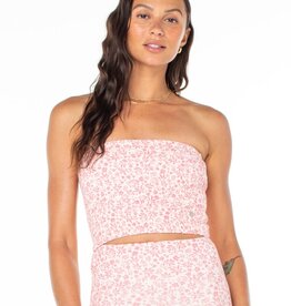 Roxy Roxy Tubetime Top Egret Sugar Coral Dusty Floral