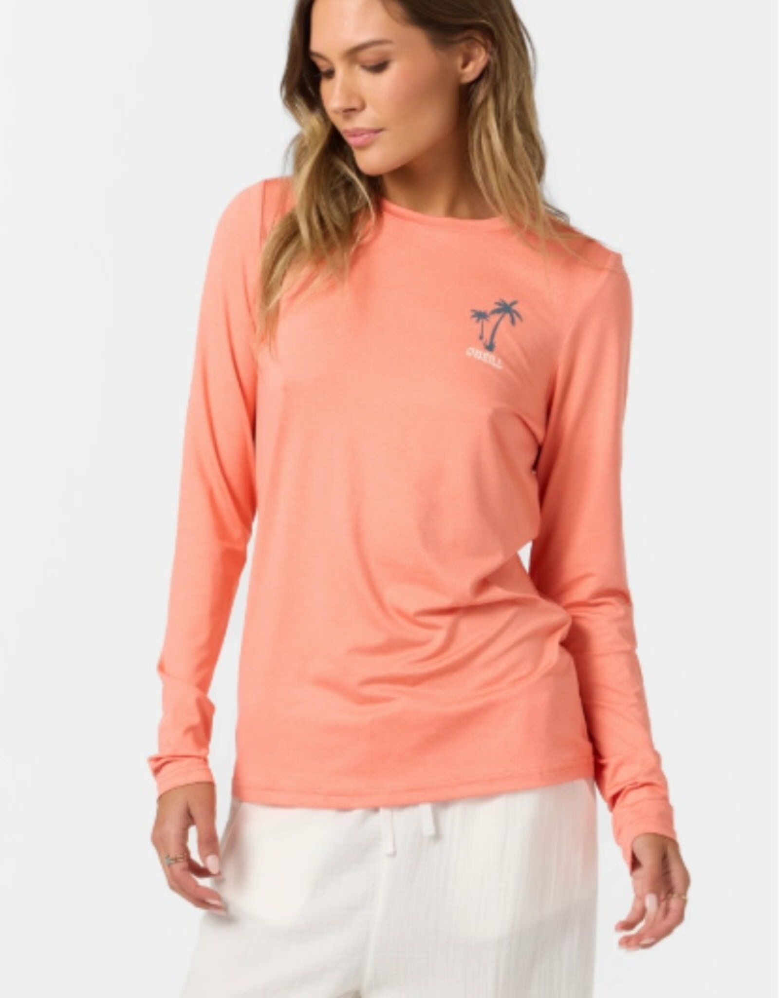 O'Neill O'Neill Breezy UPF Long Sleeve Tee Heather Peach Echo