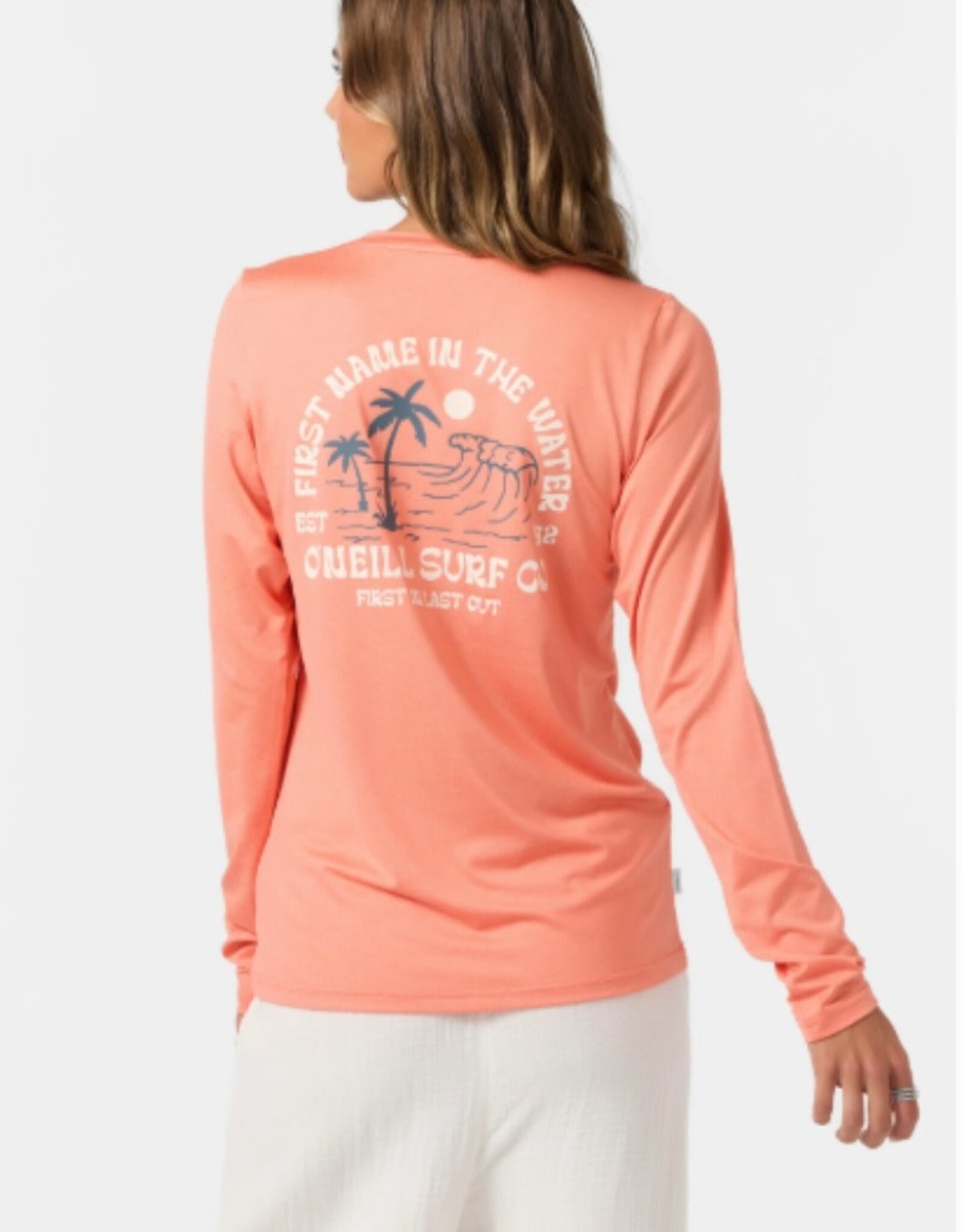 O'Neill O'Neill Breezy UPF Long Sleeve Tee Heather Peach Echo