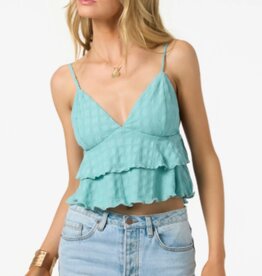 O'Neill O'Neill Chloey Tiered Tank Nile Blue
