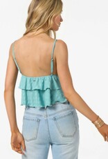 O'Neill O'Neill Chloey Tiered Tank Nile Blue