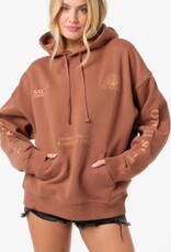 O'Neill O'Neill Chore Break Oversized Hoodie Carob Brown