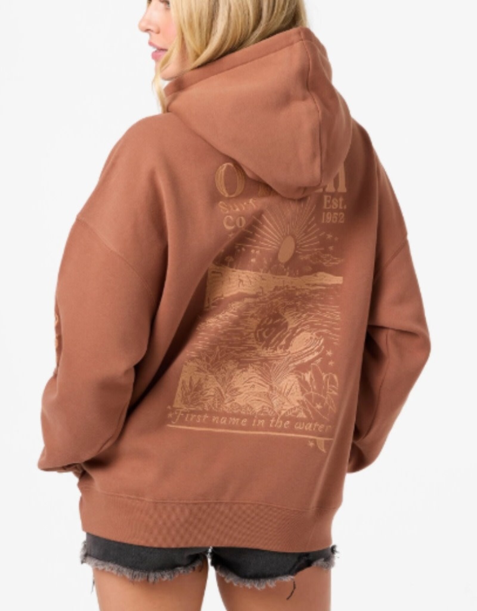 O'Neill O'Neill Chore Break Oversized Hoodie Carob Brown