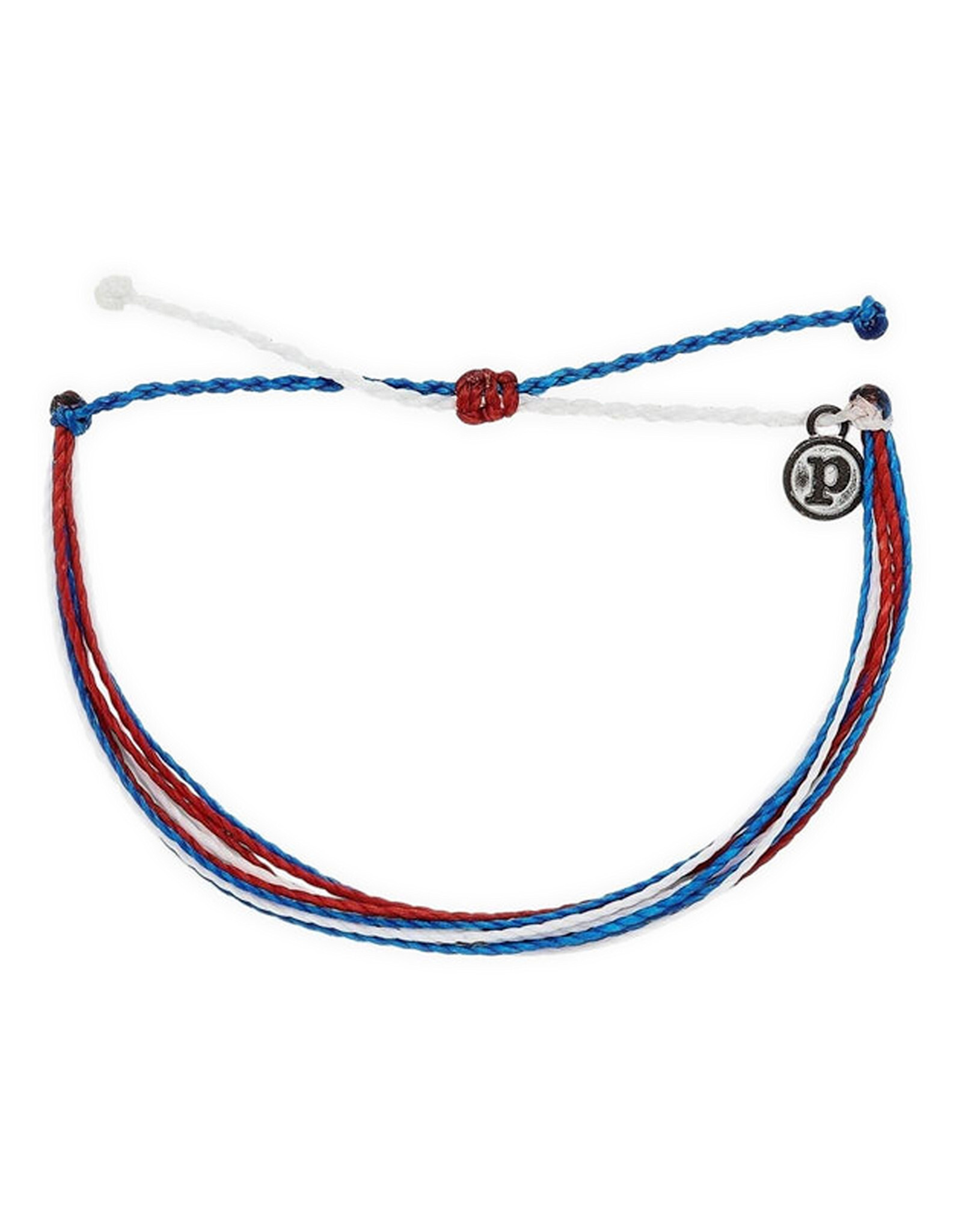 Pura Vida Pura Vida Original Bracelet Red White Blue