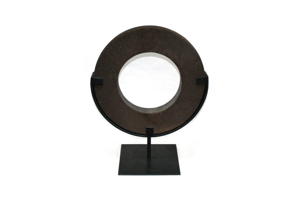 J. Cotter Gallery Antique Grinding Stone Sculpture