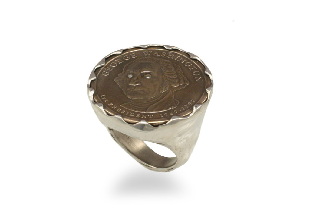 J. Cotter Gallery George Washington Coin Ring