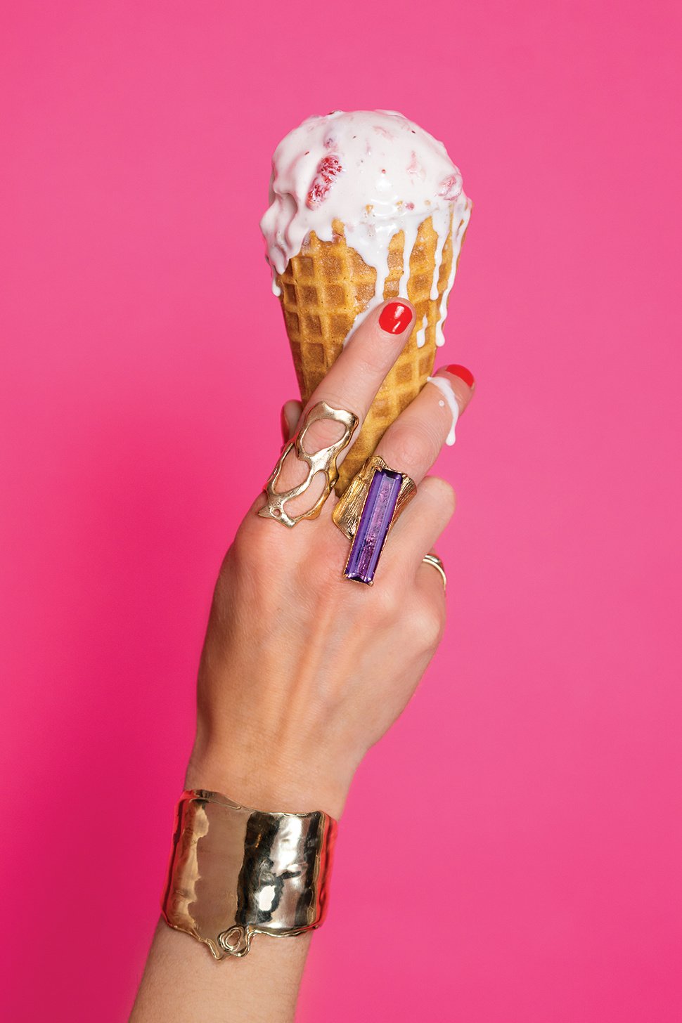 Ice Cream Jewelry Campaign, Summer 2021, Photo: Brent Bingham for Vail Valley Magazine