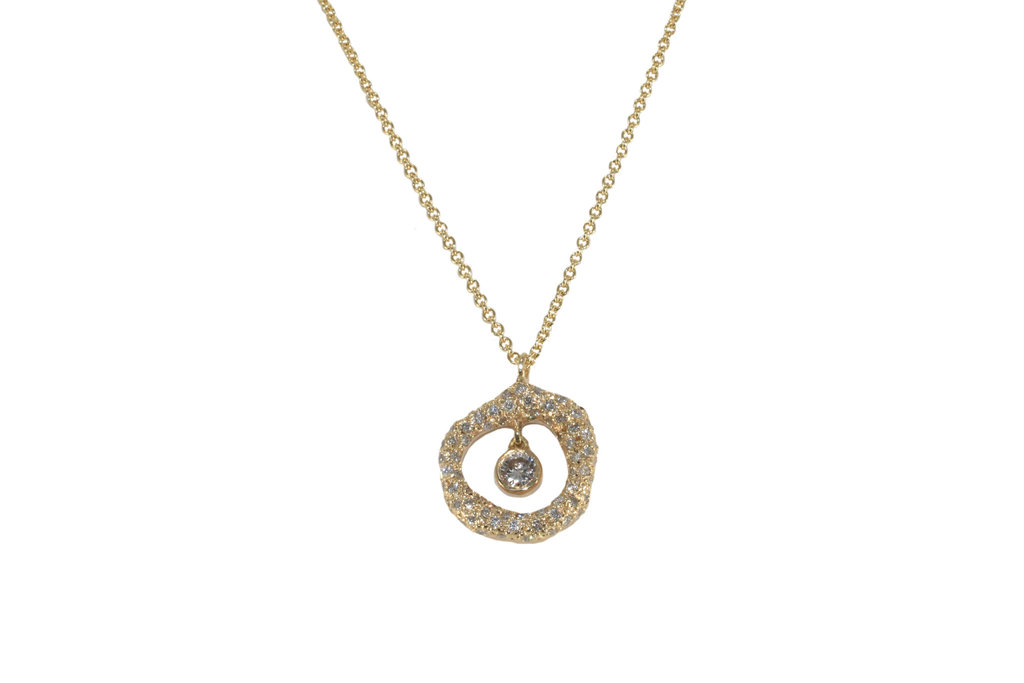 J.Cotter Gallery Diamond Cheerio Necklace