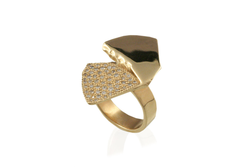 J. Cotter Gallery Smooth Pave Diamond Ring