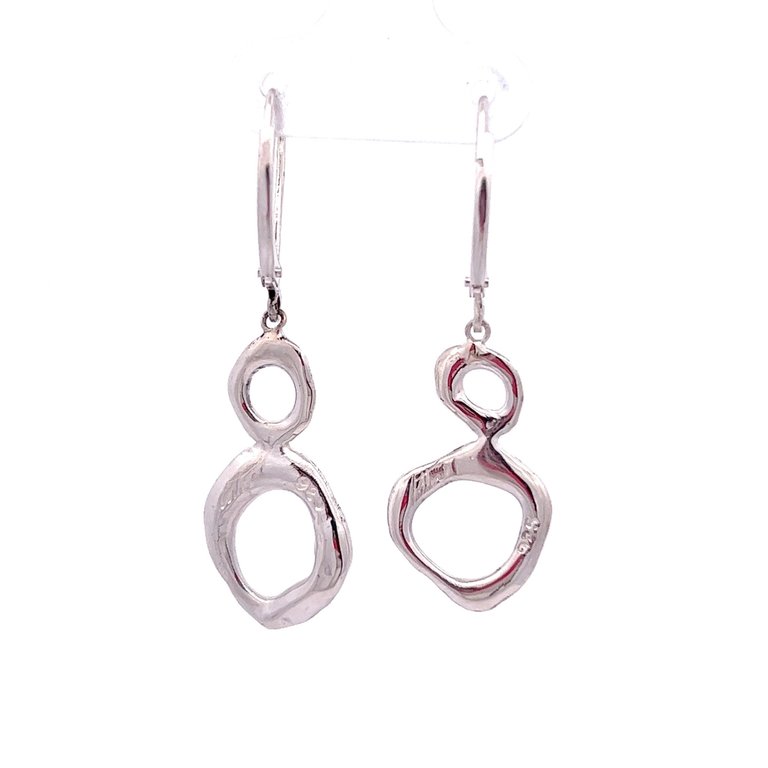 COTTER Double Cheerio Pollock Earrings in Sterling Silver