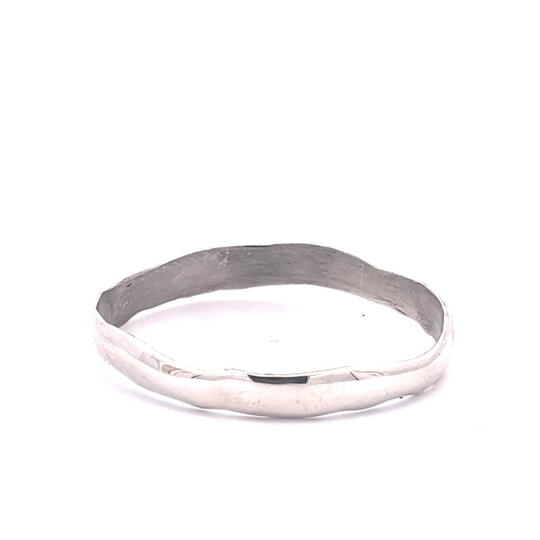 COTTER TINY SILVER BANGLE