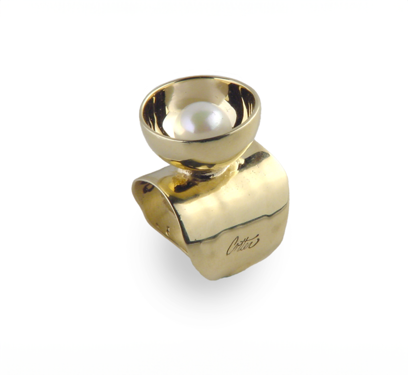 J. Cotter Gallery "10,000 Oysters" Floating Pearl Ring