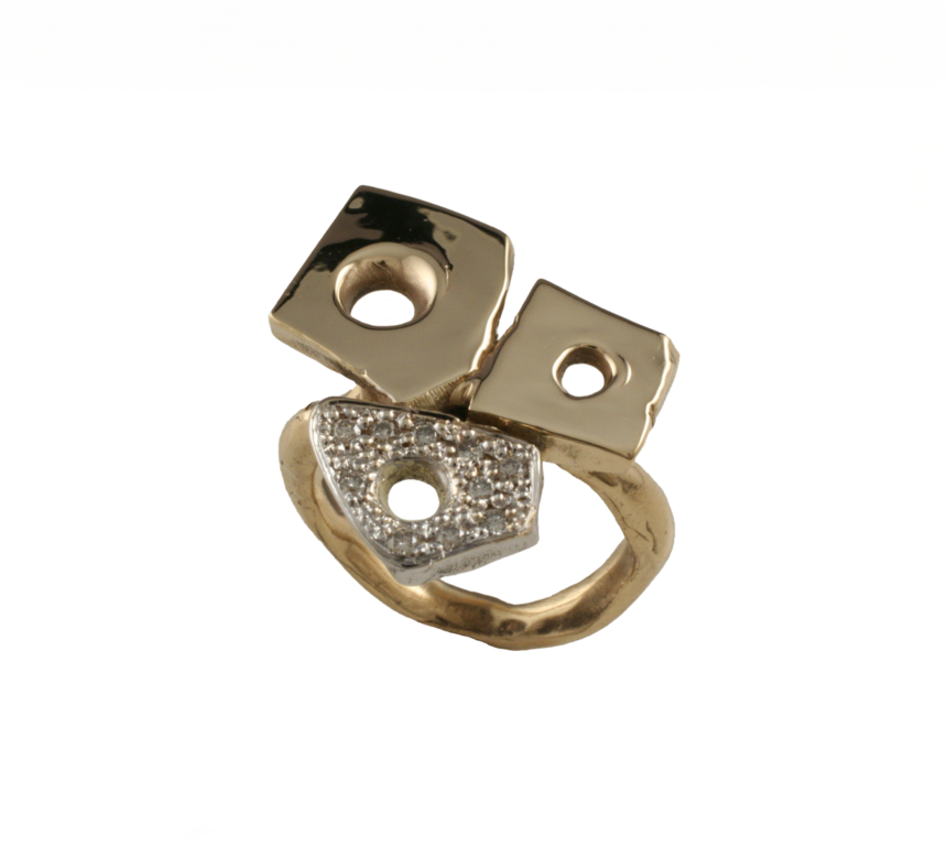 J. Cotter Gallery Chunks N Holes Ring