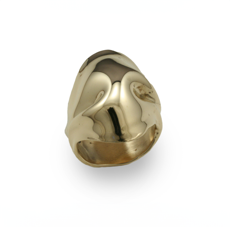 J. Cotter Gallery 14Ky Dome Wave Ring