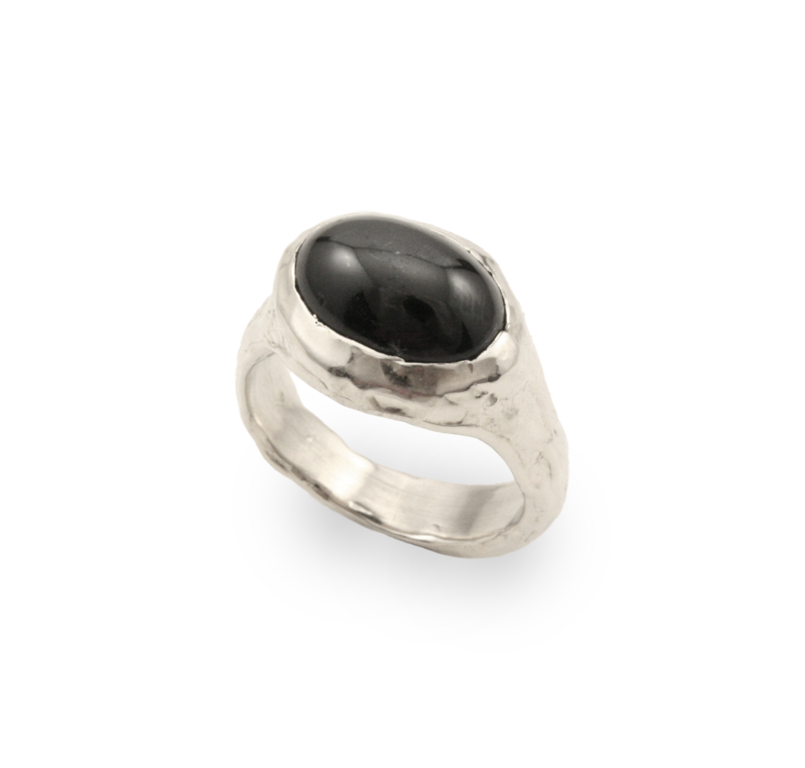J. Cotter Gallery 14Kw Black Star Sapphire Ring