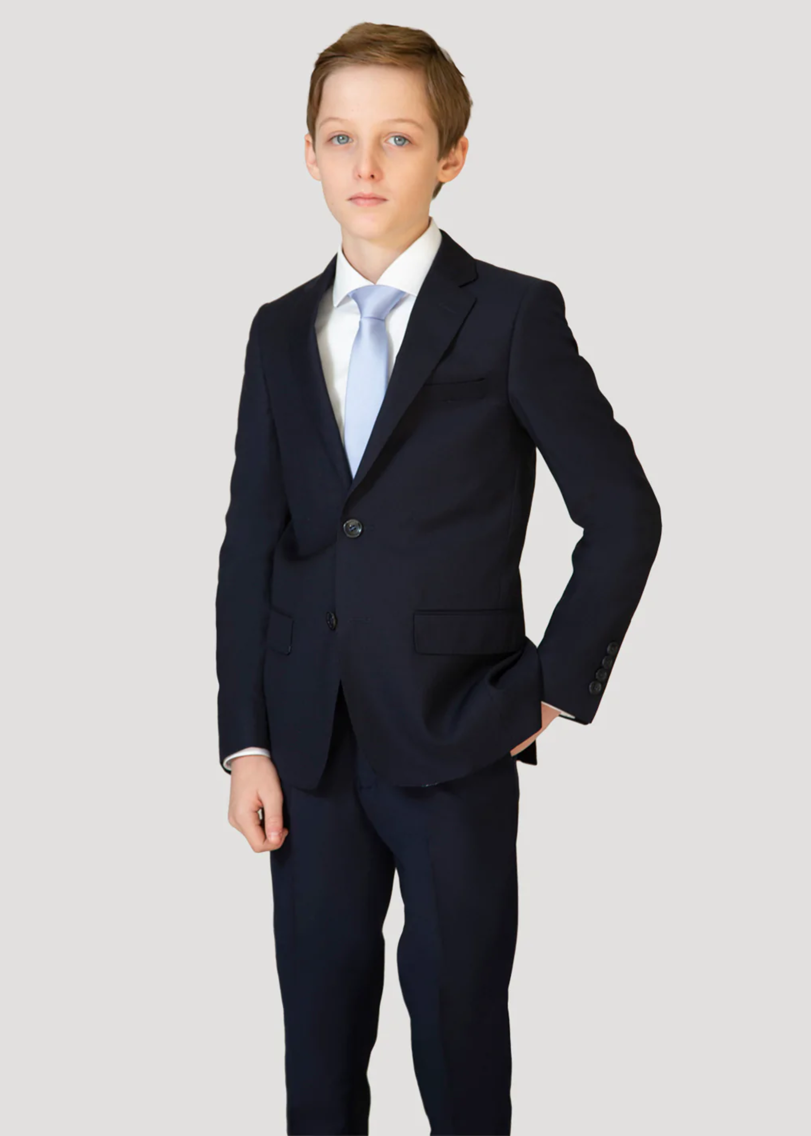 Designer True Navy Boys Suit