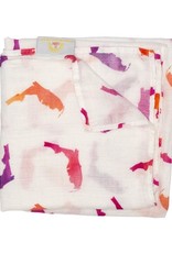 Florida Kid Co. Florida Swaddle Blanket Pink Muslin