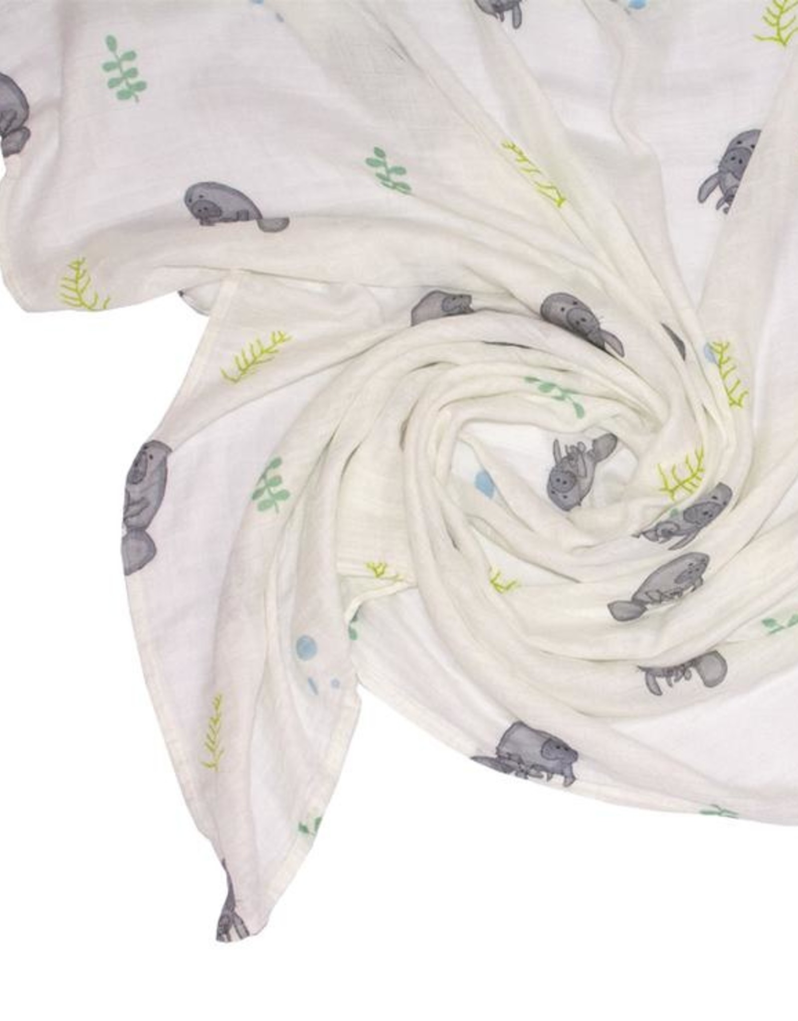 Florida Kid Co. Manatee Muslin Swaddle