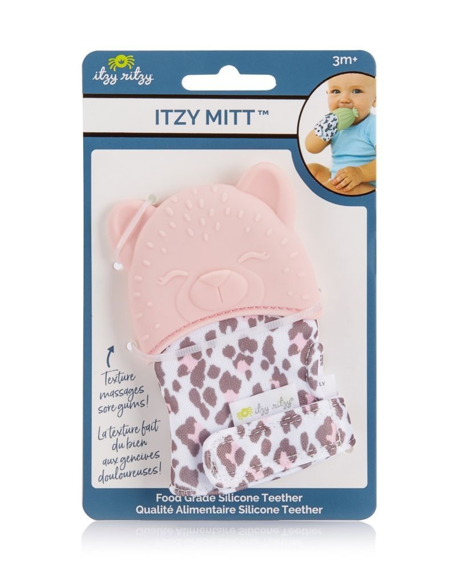 Itzy Ritzy Teething Mitt - Leopard