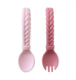 Itzy Ritzy Sweetie Spoon & Fork Set Pink