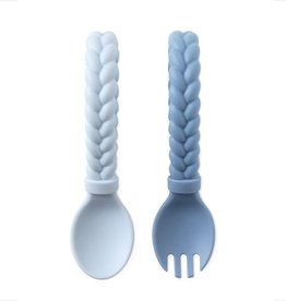 Itzy Ritzy Sweetie Spoon & Fork Set Blue
