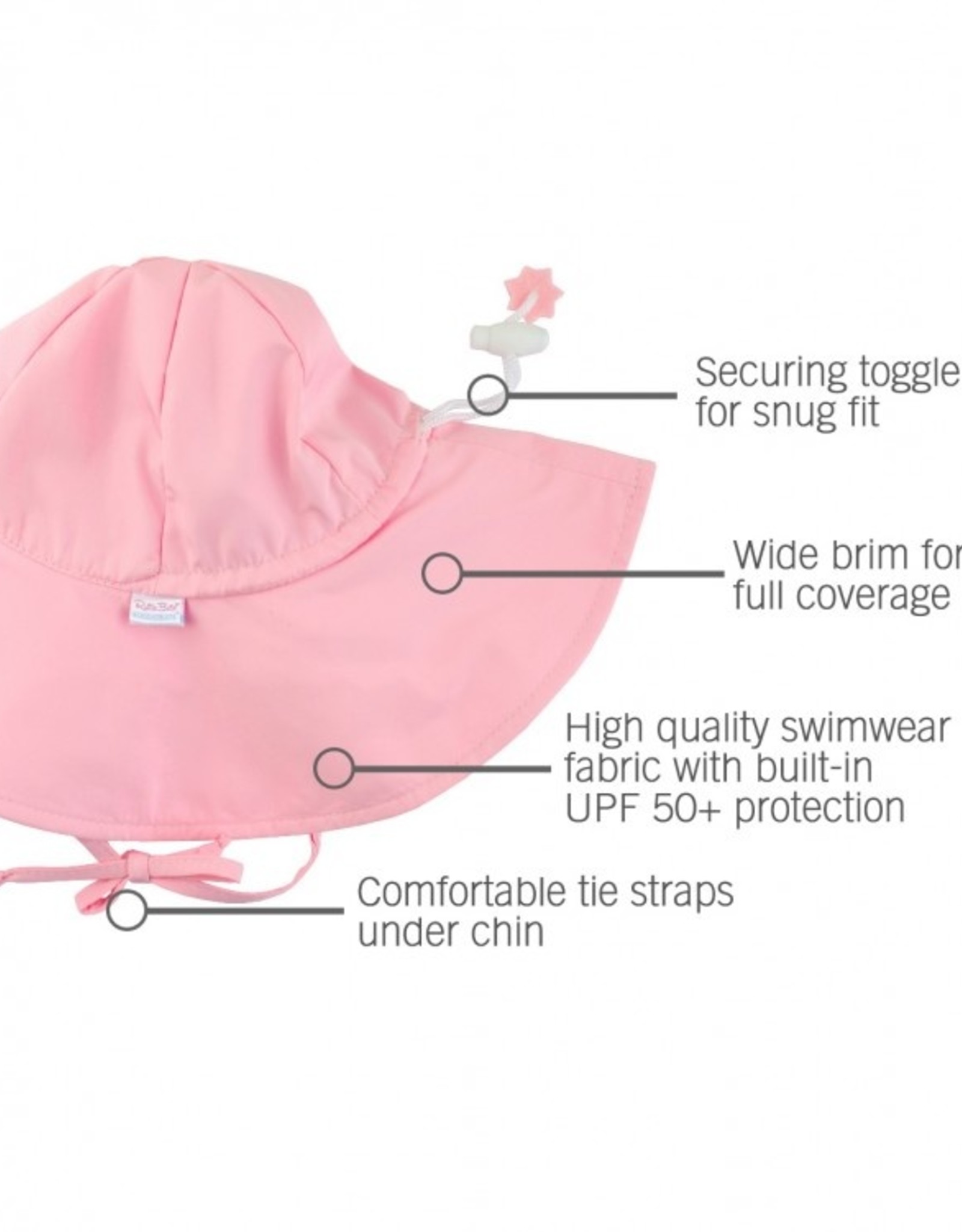 RuffleButts Pink Sun Hat