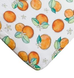 Florida Kid Co. Orange Blossom Crib Sheet