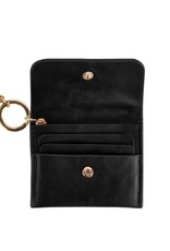 Itzy Ritzy Mini Wallet Card Holder & Key Chain Charm - Taupe