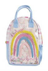 Mud Pie Canvas backpack - Rainbow