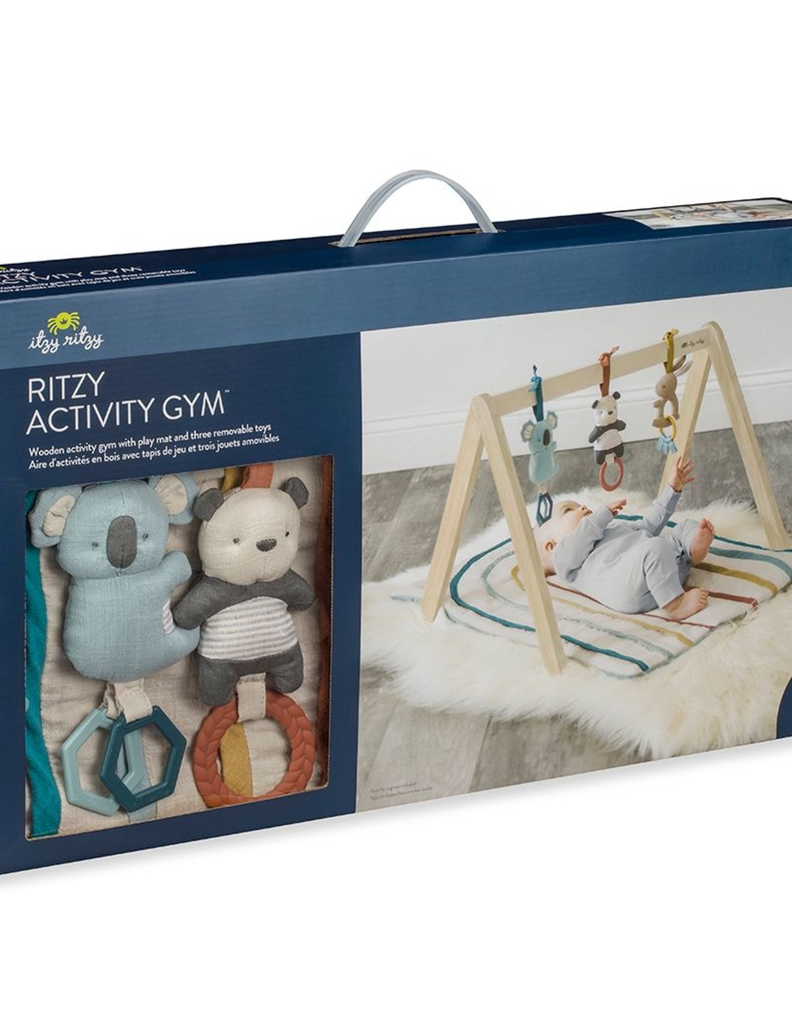 Itzy Ritzy Ritzy Activity Gym Wooden Gym with Toys