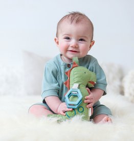 Itzy Ritzy Link & Love Dino Activity Plush w/ Teether Toy