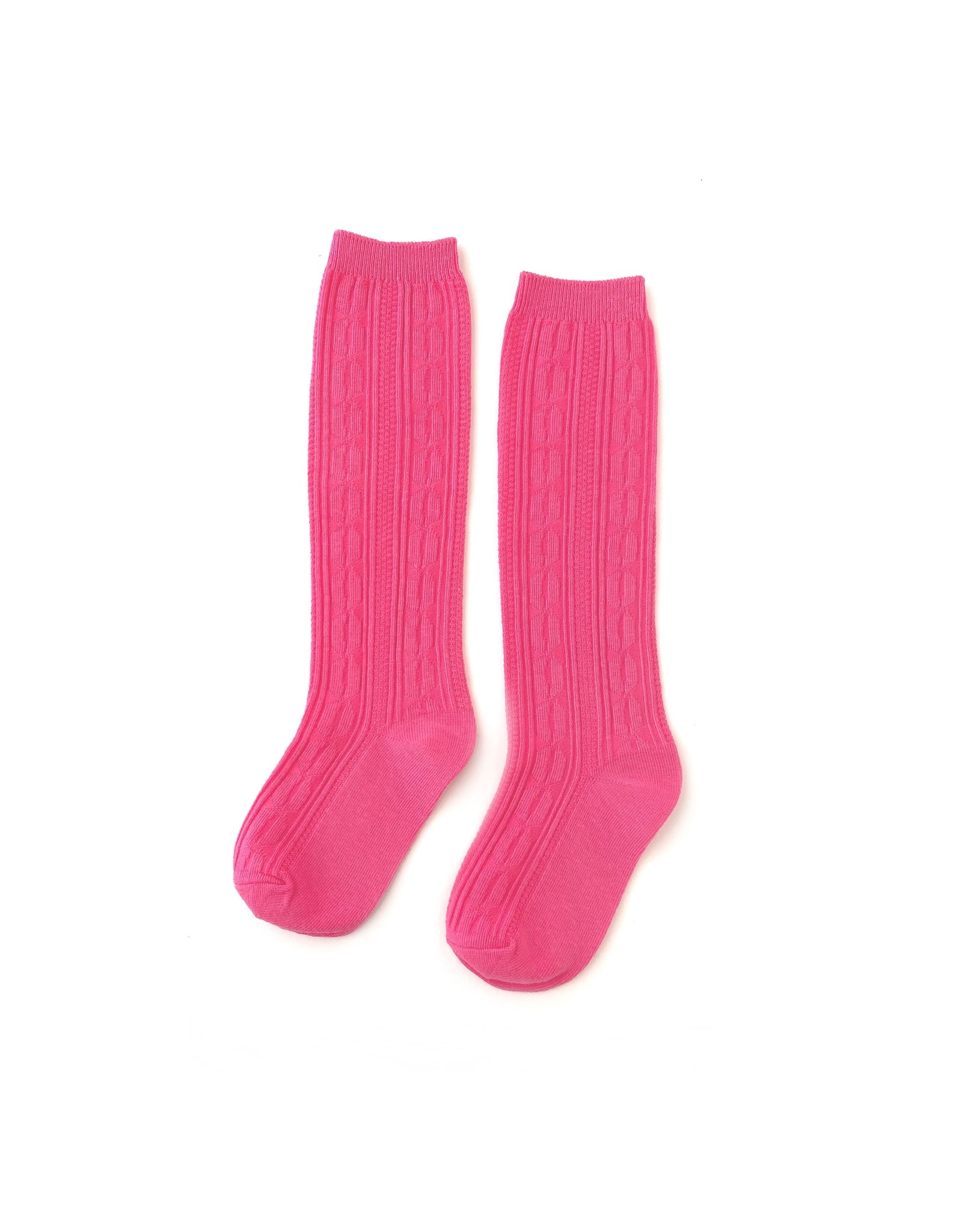 Cable Knit Knee Highs - assorted colors/sizes