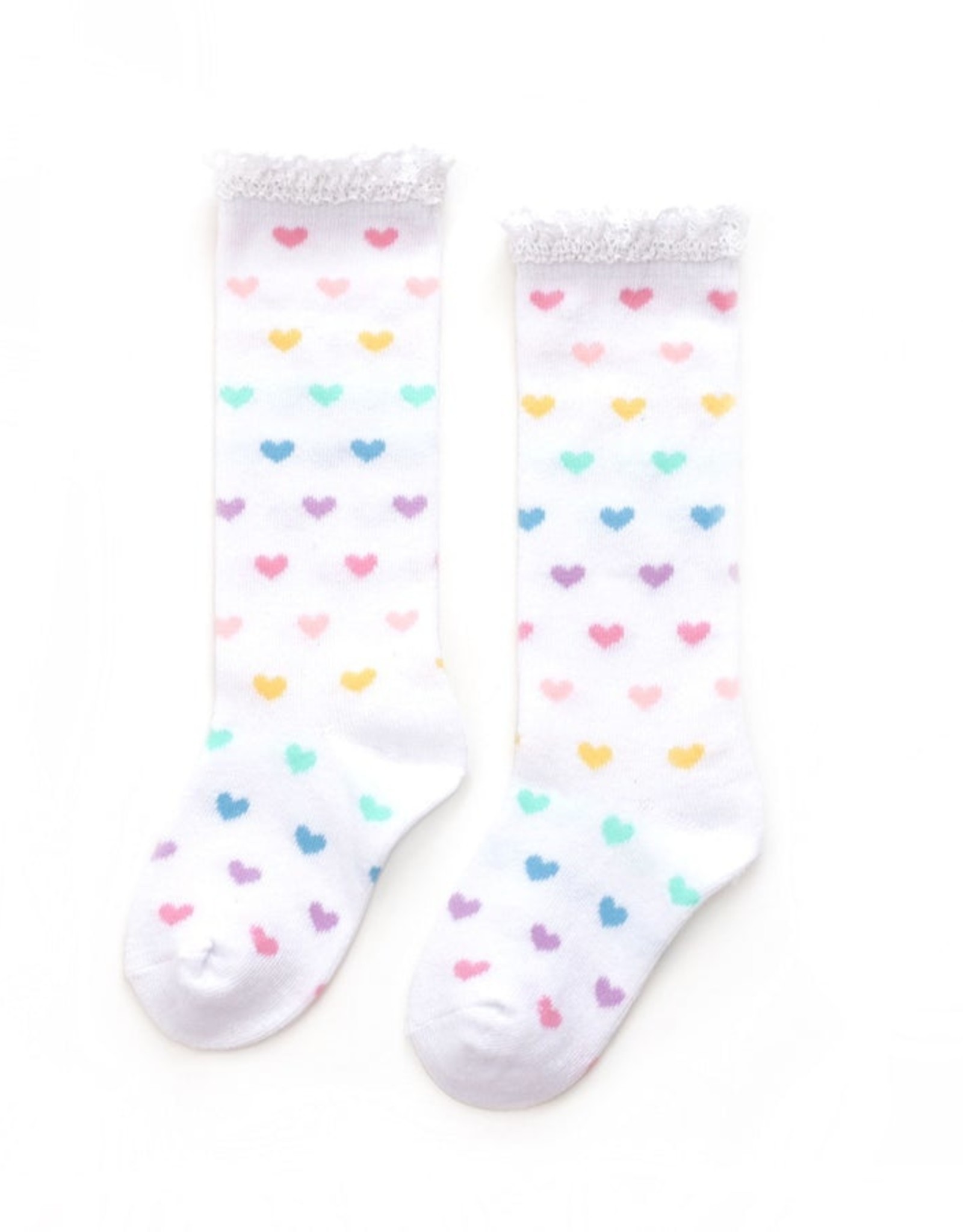 Little Stocking Co. Sweetheart Lace Top Knee Highs