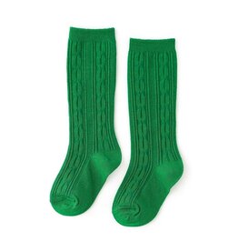 Cable Knit Knee Highs - assorted colors/sizes