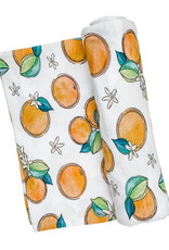 Florida Kid Co. Orange Blossom Knit Swaddle Blanket